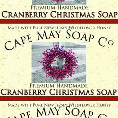 Cranberry Christmas Soap | Cape May Soap Company